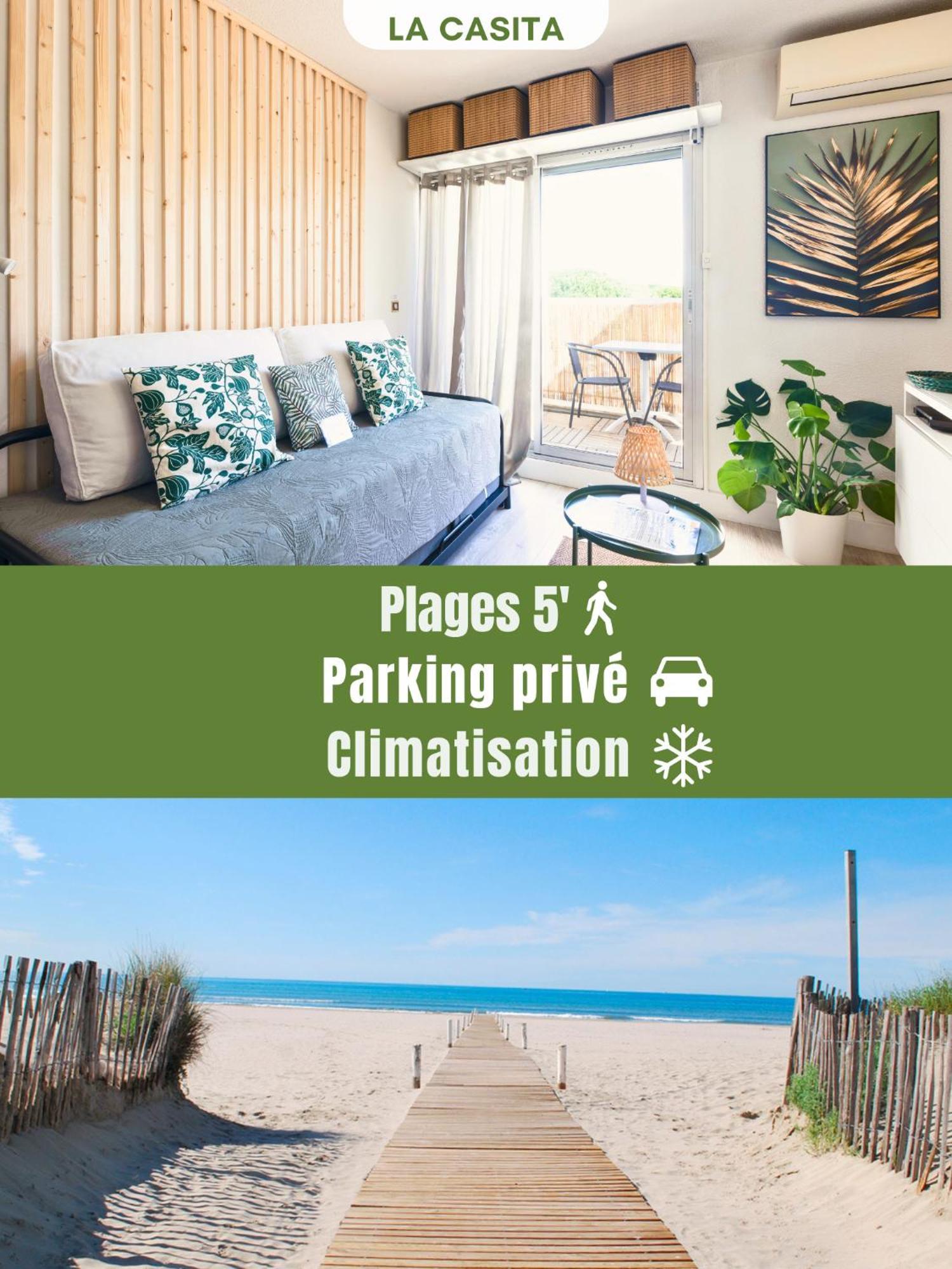 La Casita - Studio Confort Avec Terrasse Et Parking Prive- La Grande Motte, Montpellier מראה חיצוני תמונה
